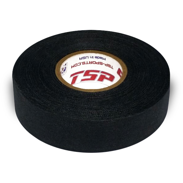 Лента для крюка TSP Cloth Hockey Tape 24мм x 13.7м (чёрная)