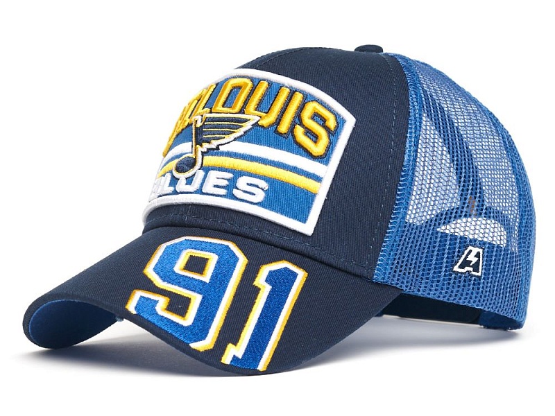 Бейсболка A&C Saint Louis Blues №91, сине-голуб., 31339
