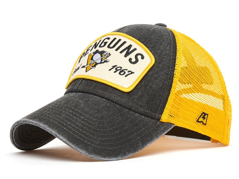 Бейсболка A&C Pittsburgh Penguins, серо-жёлт., 31414
