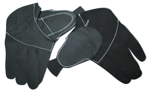 Ладошки для перчаток чёрные SALMING L