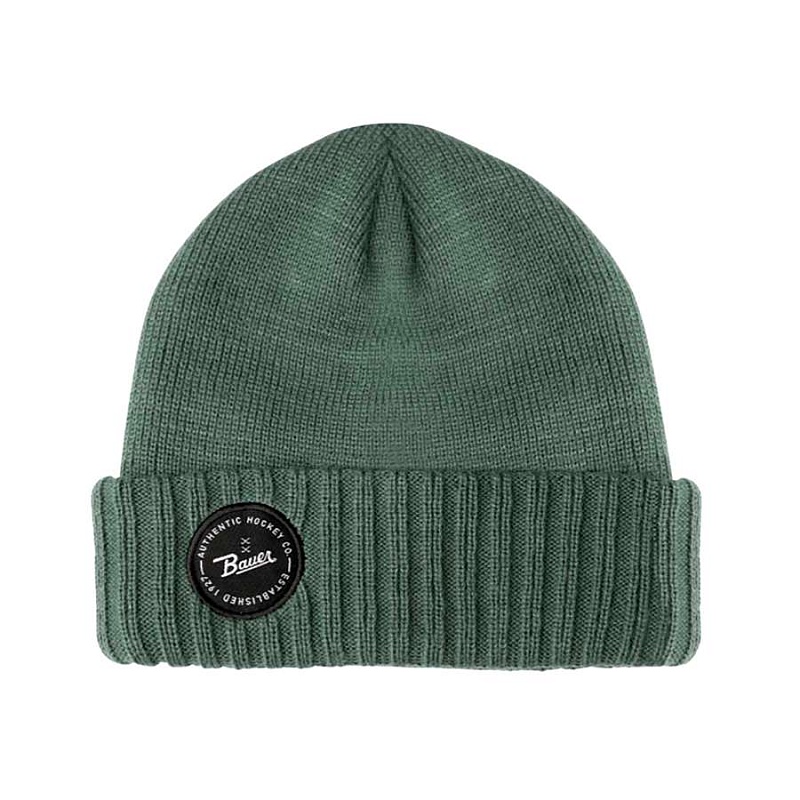 Шапка Bauer S24 KNIT PATCH TOQUE GRN SR