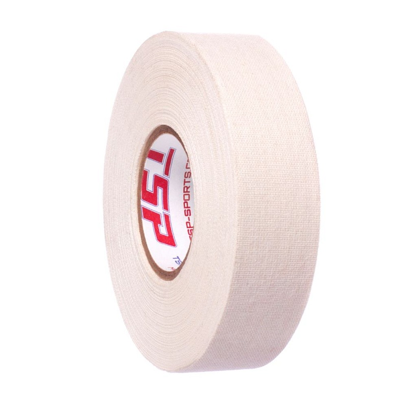 Лента для крюка TSP Cloth Hockey Tape 24мм x 45.72м (белая)