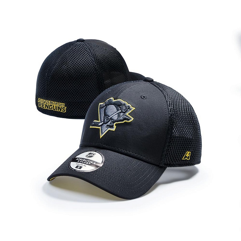 Бейсболка A&C Pittsburgh Penguins чёрн. 31368