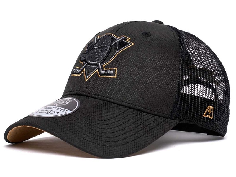 Бейсболка A&C Anaheim Ducks, чёрн.-беж., 32268