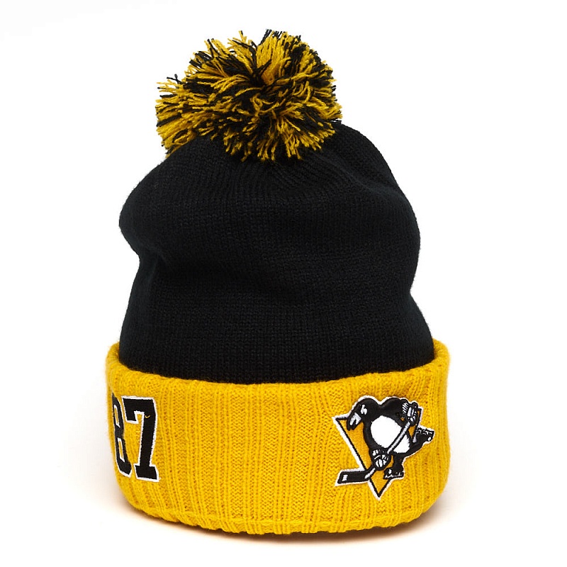 Шапка A&C Pittsburgh Penguins №87, чёрн.-жёлт., 59256