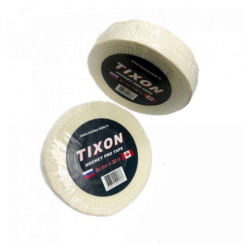 Лента хоккейная PRO TIXON 24 мм * 25 м (белая)
