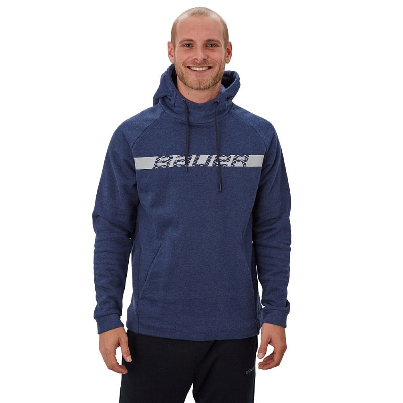 Толстовка BAUER PERFECT HOODIE W/GRAPHIC NAV SR