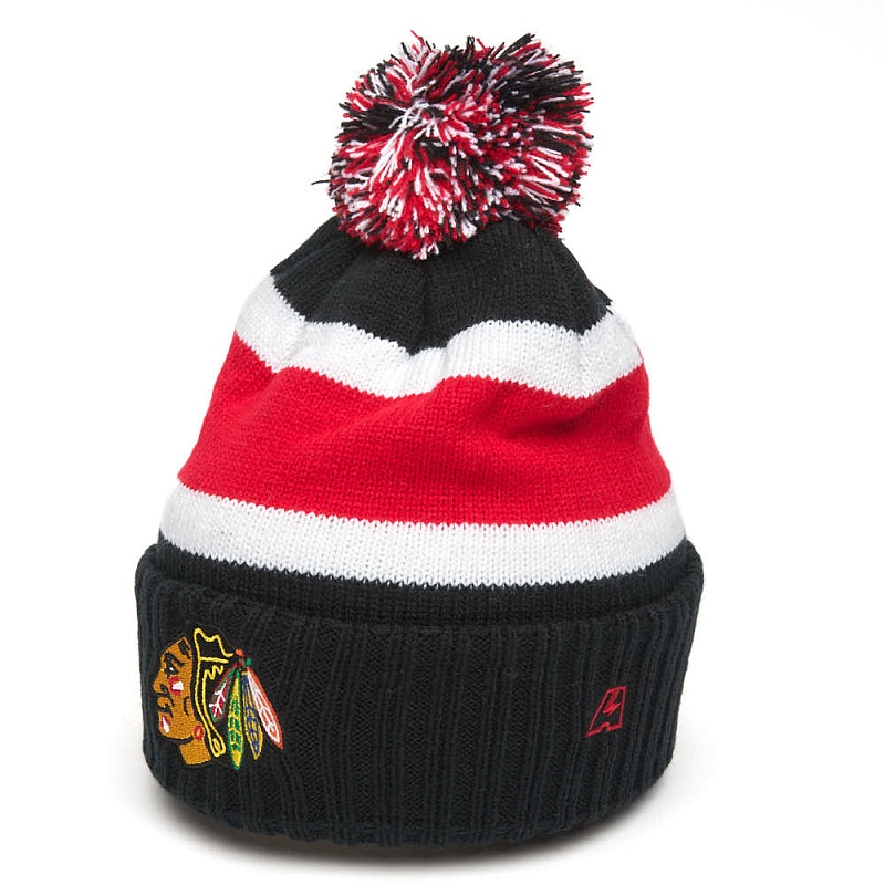 Шапка A&C Chicago Blackhawks, чёрн.-красн.-бел., 59146