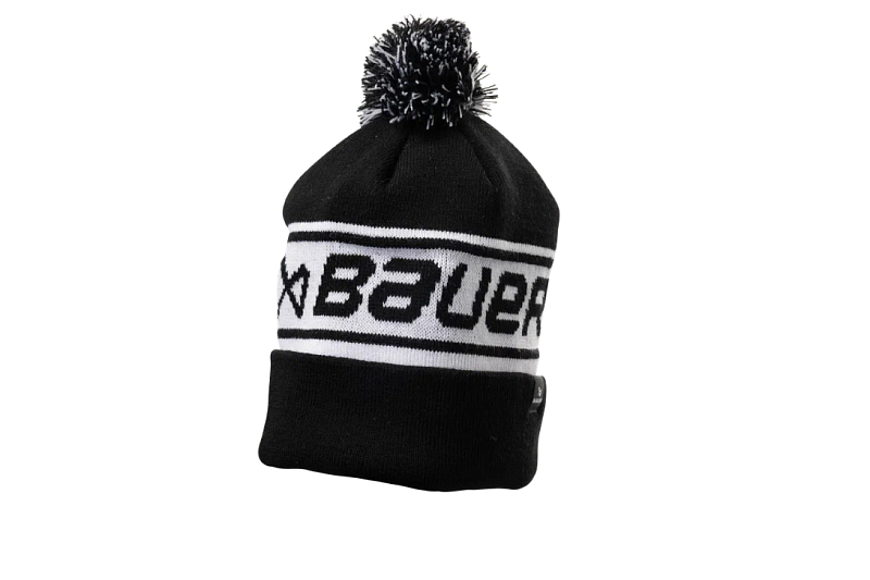 Шапка Bauer S24 TEAM RIBBED POM BLK SR