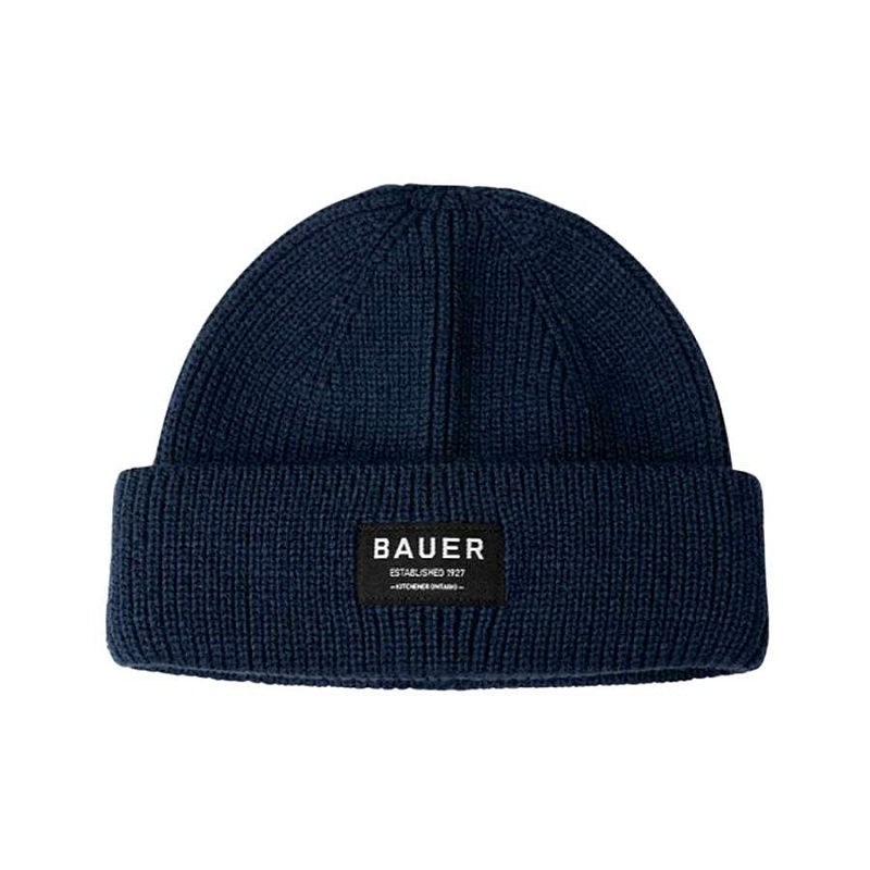Шапка Bauer S24 RIBBED FISHERMAN BEANIE BLU SR
