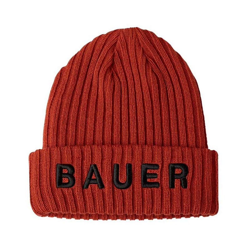 Шапка Bauer S24 RIBBED TOQUE FIRE RED YTH