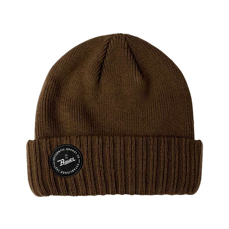 Шапка Bauer S24 KNIT PATCH TOQUE TAN SR