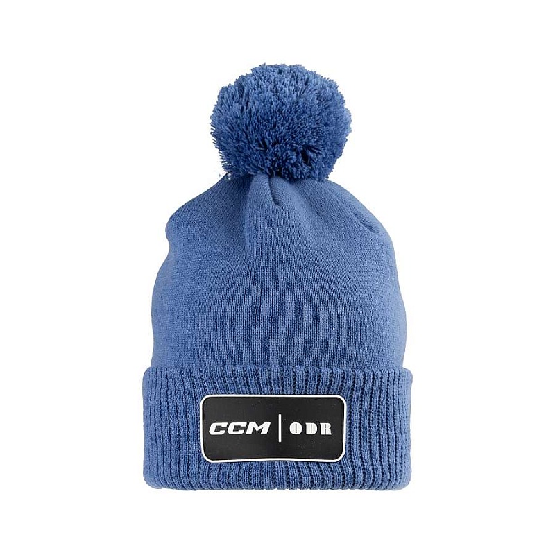 Шапка CCM WINTER COLLECTION POM KNIT SOLID AD ROYAL